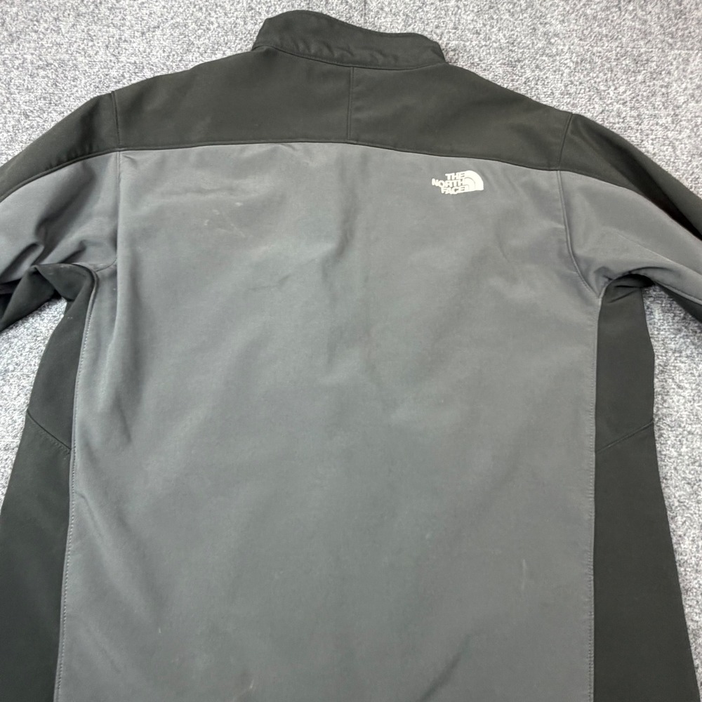 The North Face Apex Bionic Mens XL Grey Black Softshell Windbreaker Jacket - Picture 7 of 10